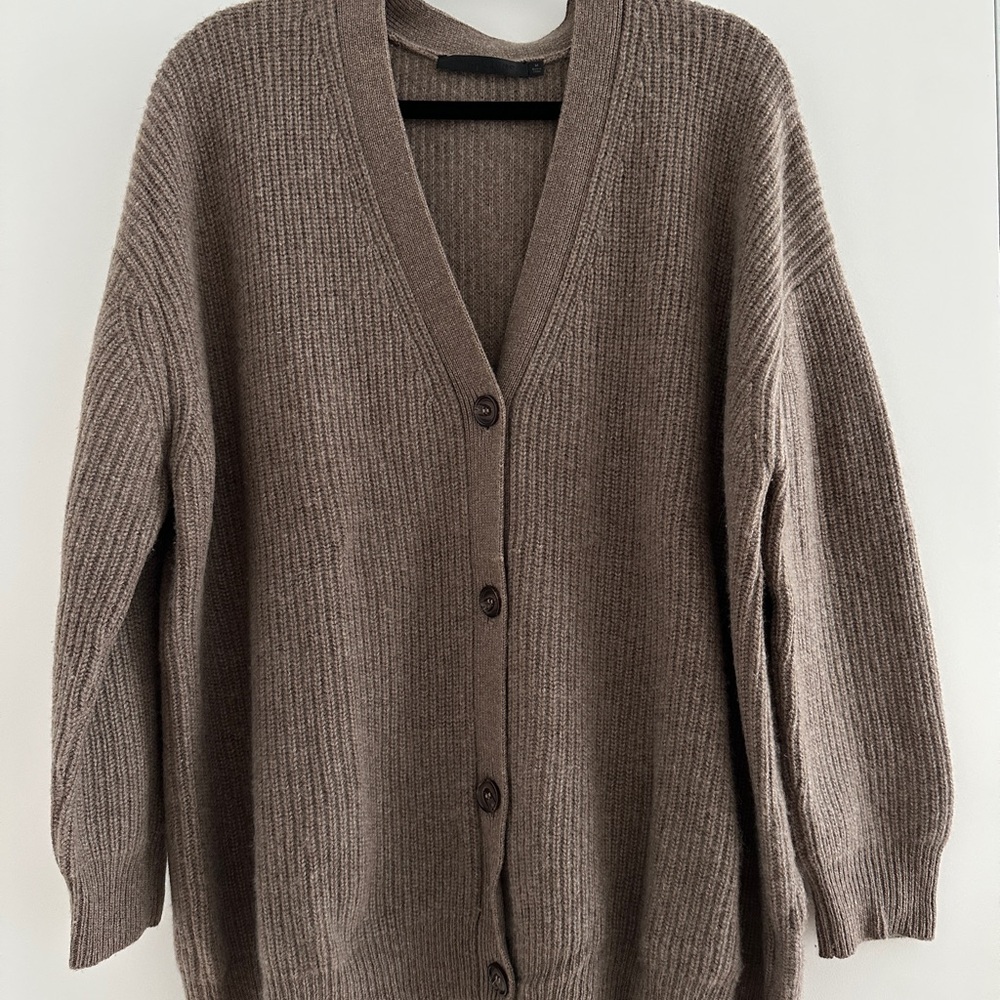 Jenni Kayne Cashmere Cocoon Cardigan - Undyed stone - Picture 5 of 10